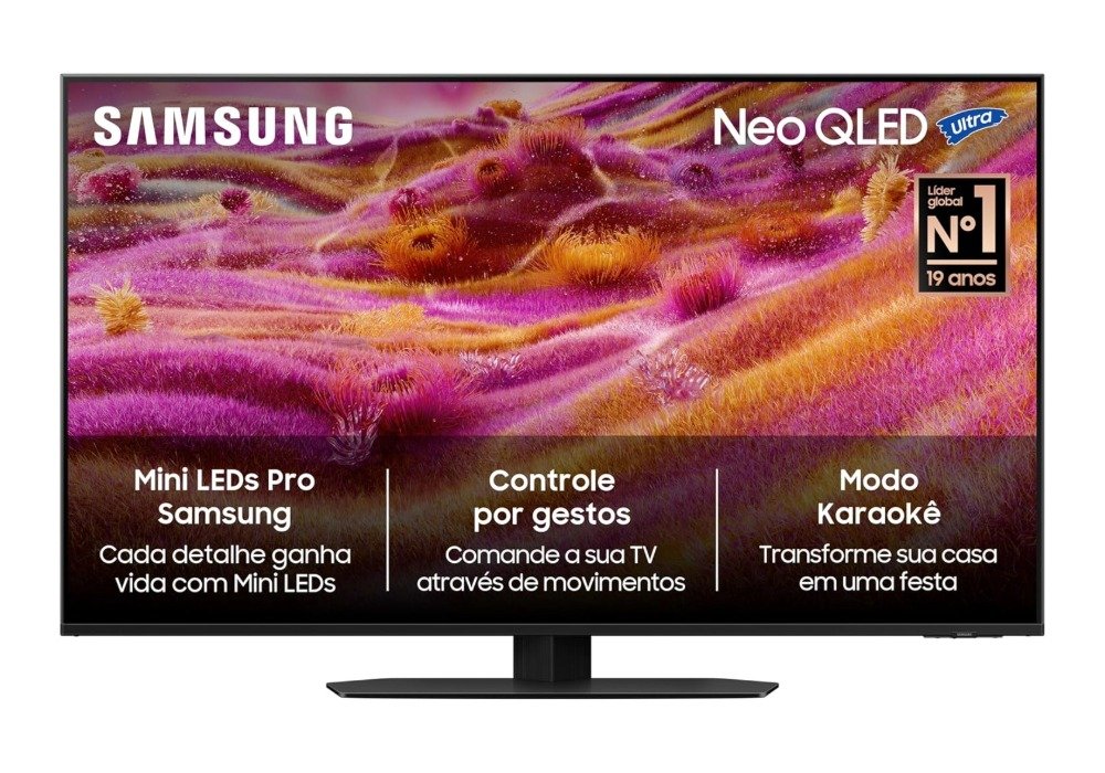 Imagem de tv Samsung 4k 43 polegadas